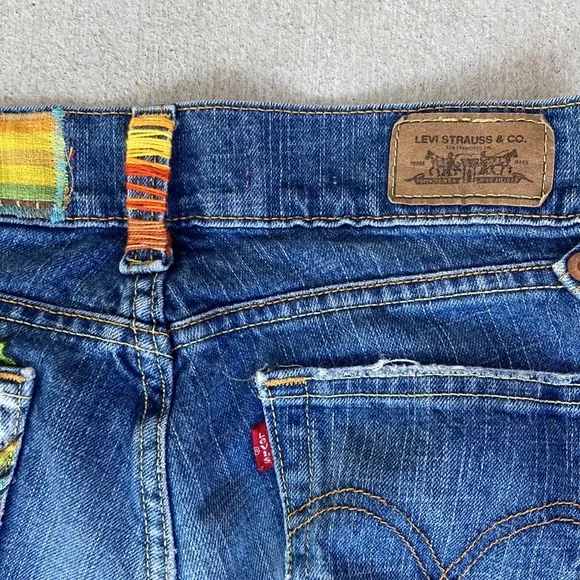 Levi’s Upcycled 504 29x 30 sz 3 - Picture 6 of 7